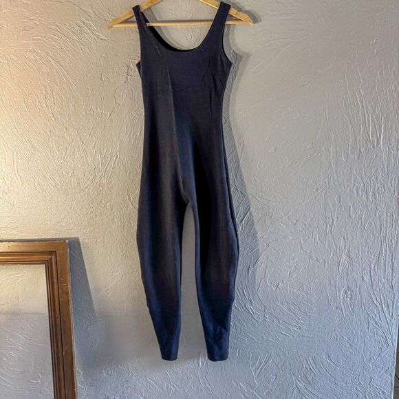 Vintage Express Tricot Y2K Black Catsuit Jumpsuit - Picture 4 of 6